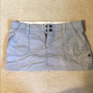 2 for $10!! Gray cargo corduroy mini skirt